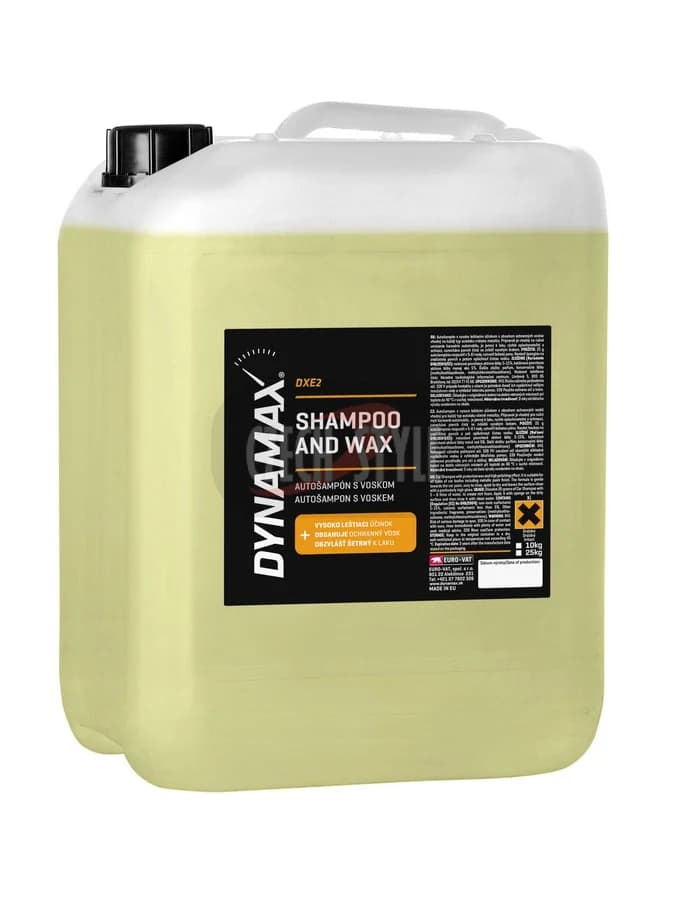 DXE2 CAR SHAMPOO AND WAX 10KG