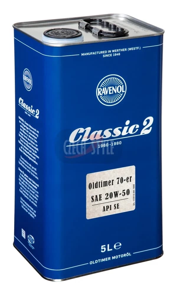 Ravenol Oldtimer 70-er 20W-50 5L
