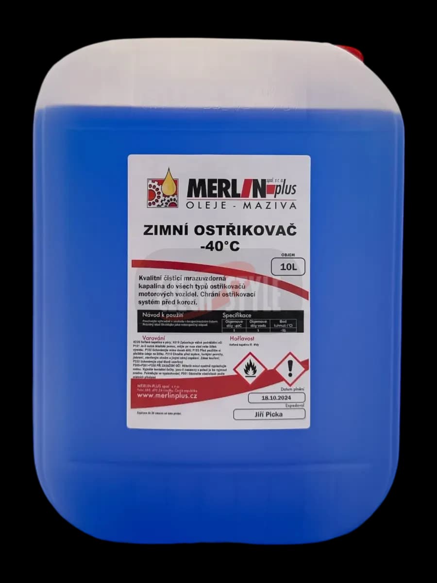 ZIMNÍ OSTŘIKOVAČ -40 °C (10L Kanystr)