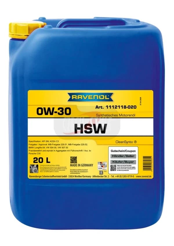 Ravenol HSW 0W-30 20L
