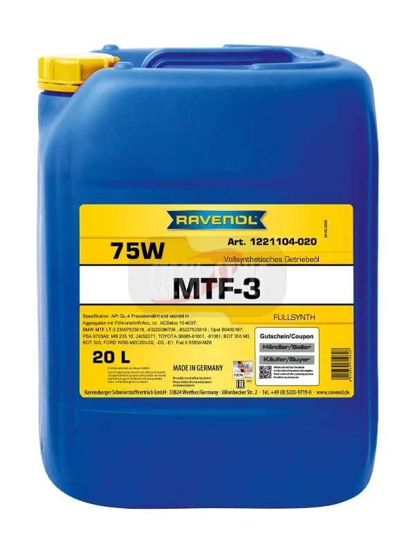 Ravenol MTF-3 75W 20L