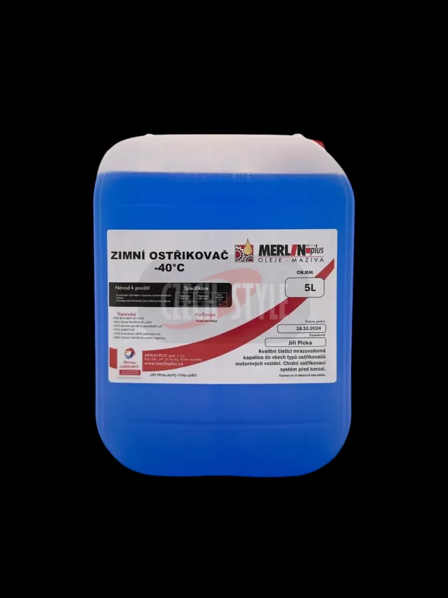 ZIMNÍ OSTŘIKOVAČ -40 °C (5L Kanystr)