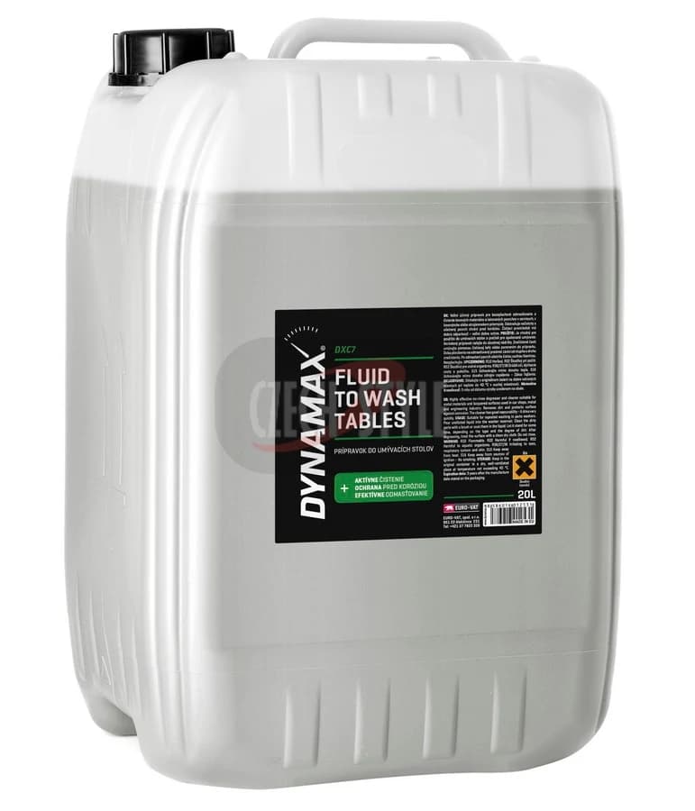 DXC7 FLUID TO WASH TABLES 20L