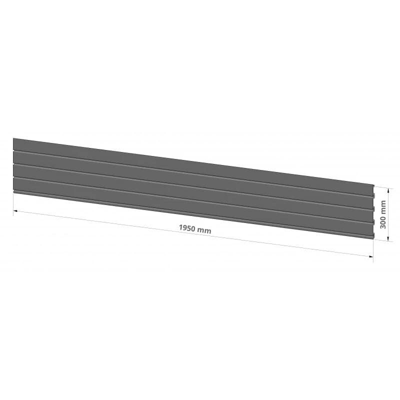 Balení 5ks MAXI Nosný panel 195x30 cm (stěna 195x150 cm)