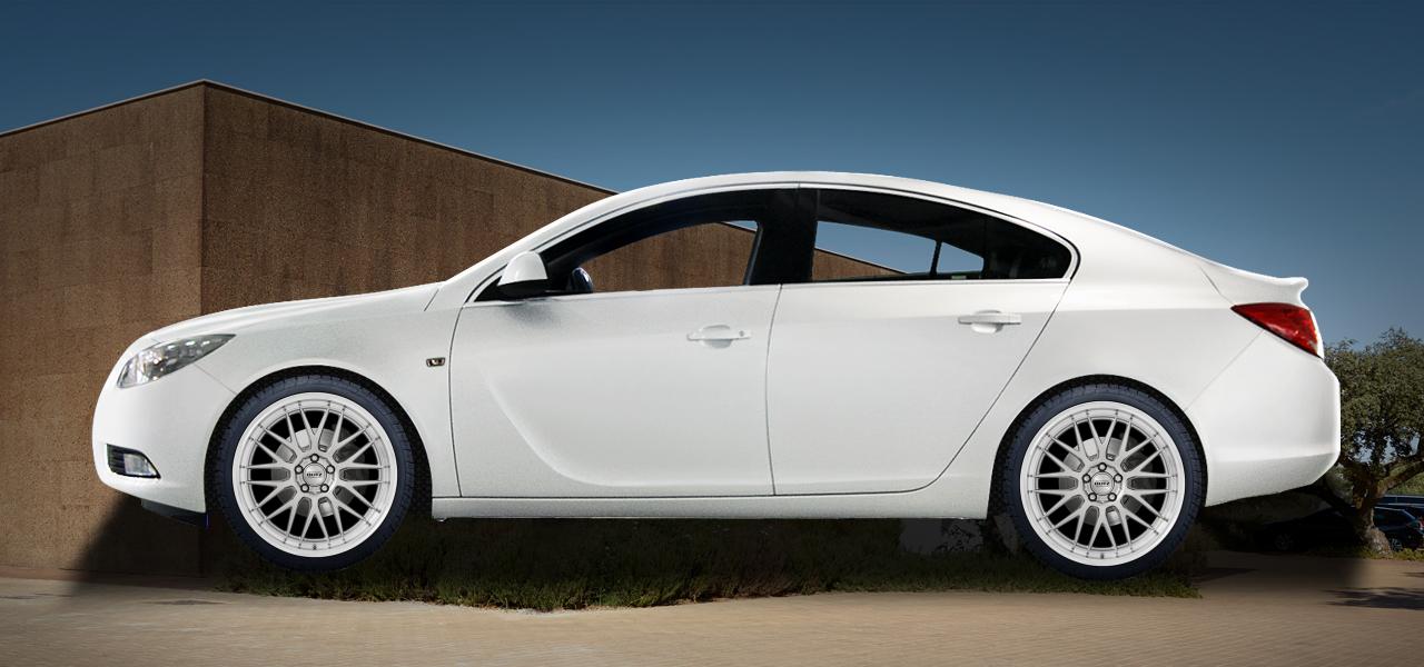 Na ilustracji: INSIGNIA (0G-A), od 2008 r. – Opel Insignia, poglądowa wizualizacja auta z felgami DOTZ Bilbao blaze