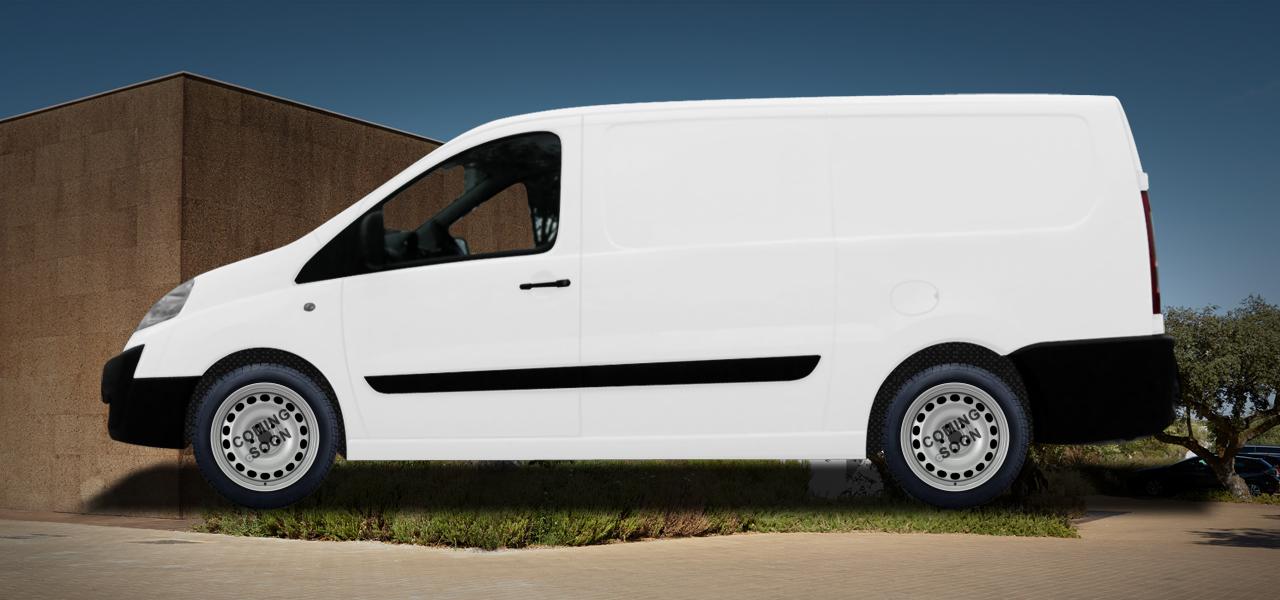 Na obrázku: SCUDO/SCUDO Van (270;270L), od 2007 — Fiat Scudo, ilustrační vizualizace vozu s disky EASY KIT XFRR00R635DAL