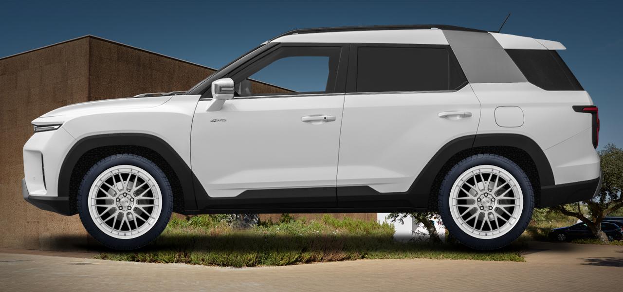Na obrázku: TORRES (CW;CWJ), od 2023 — SsangYong Torres, ilustrační vizualizace vozu s disky DOTZ Bilbao blaze