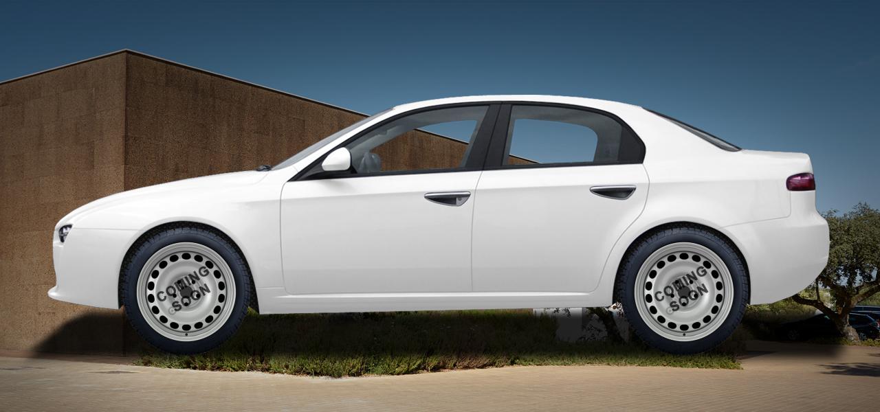 Na obrázku: 159 (939), od 2005 — Alfa Romeo 159, ilustrační vizualizace vozu s disky EASY KIT XFRR0R619DSST