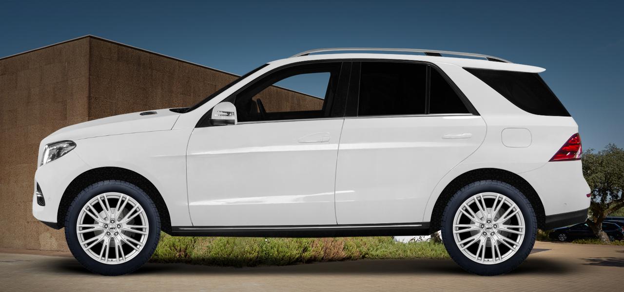 Na ilustracji: GLE (V167) (H1GLE), od 2018 r. – Mercedes-Benz GLE, poglądowa wizualizacja auta z felgami AEZ Seattle shine