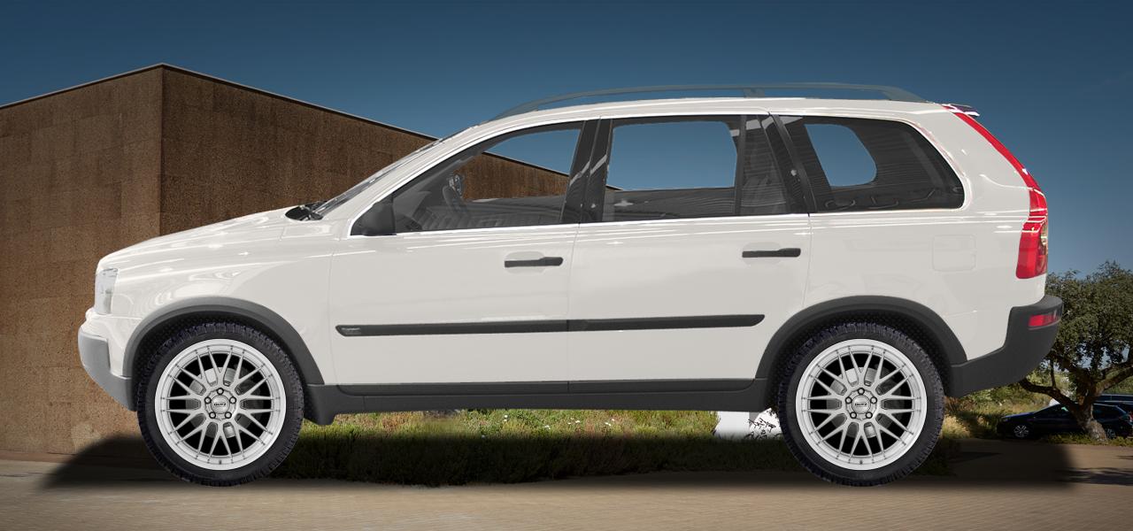 Na ilustracji: XC90 (C), od 2002 r. – Volvo XC90 D5 AWD, poglądowa wizualizacja auta z felgami DOTZ Bilbao blaze