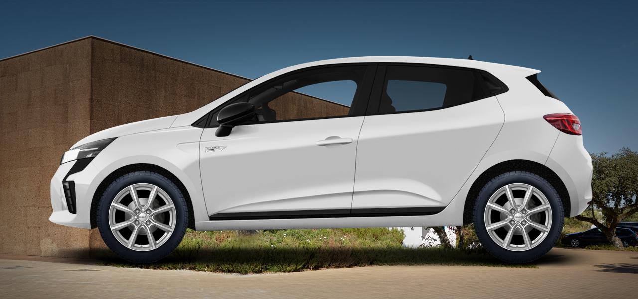 Na ilustracji: COLT (RJA), od 2023 r. – Mitsubishi Colt, poglądowa wizualizacja auta z felgami DEZENT TN silver