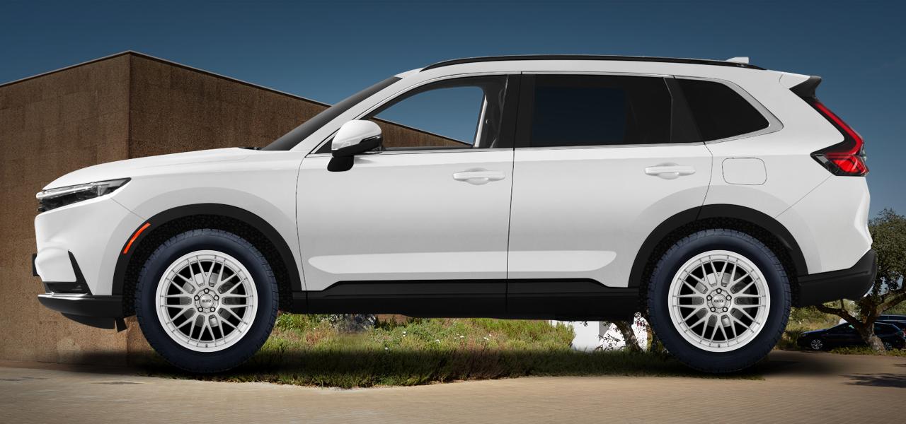 Na ilustracji: CR-V (RS), od 2023 r. – Honda Cr-V, poglądowa wizualizacja auta z felgami DOTZ Bilbao blaze