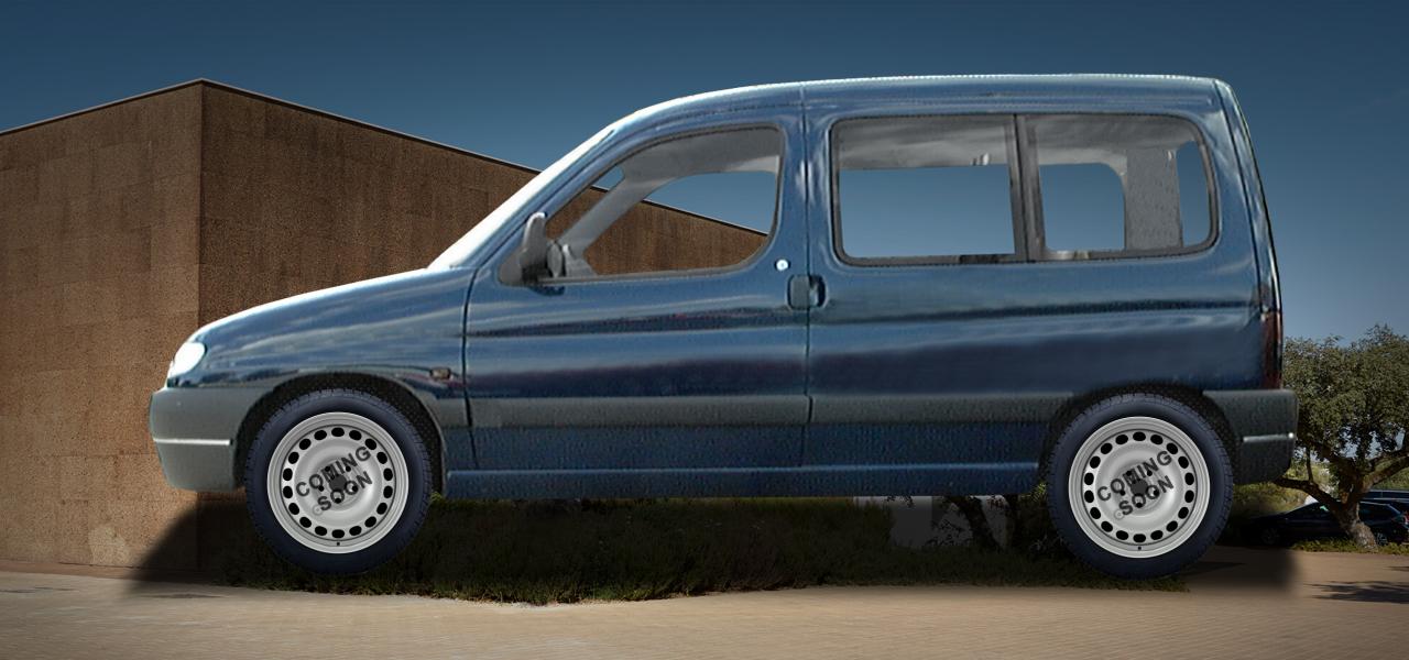 Na ilustracji: PARTNER/PARTNER Van (5*;G*;M59*), od 1996 r. – Peugeot Partner, poglądowa wizualizacja auta z felgami EASY KIT XFRR00R446DST