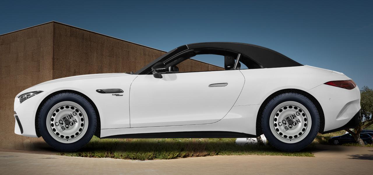 Na ilustracji: SL (R232) (R1SLAMG), od 2022 r. – Mercedes-Benz SL, poglądowa wizualizacja auta z felgami EASY KIT XFRR0R905DAAL