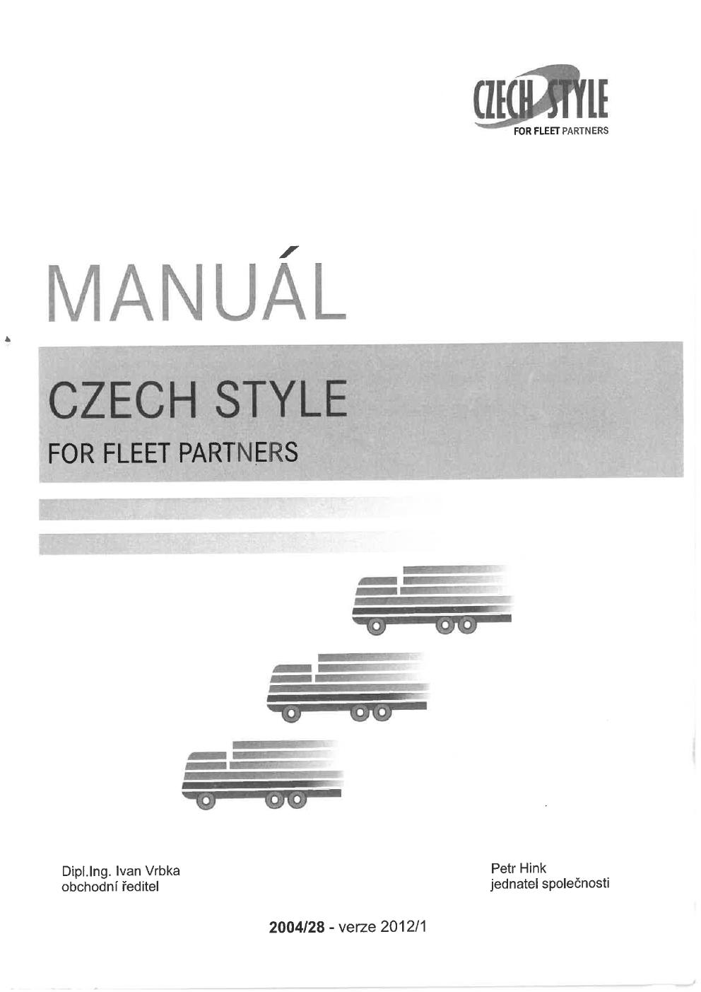 Manuál CZECH STYLE for Fleet Partners
