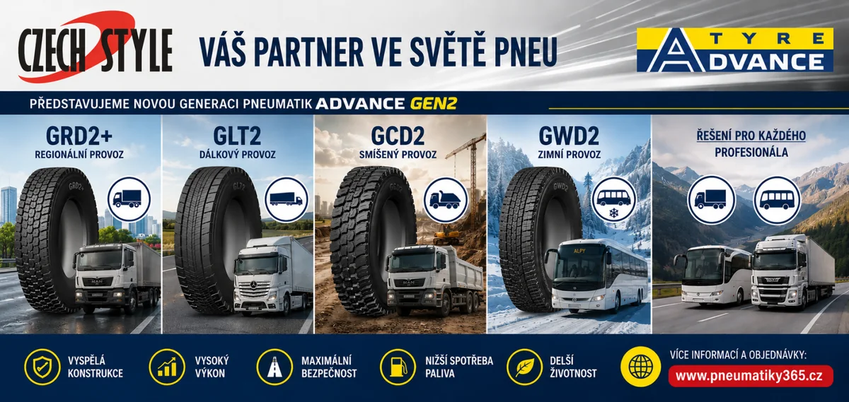 Nákladní pneumatiky ADVANCE řady GEN2
